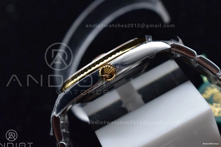 904L VS VSF on GoAnywhere SS 41 596 Dial Oyster Best 126333 YG Silver Bracelet 1:1 Edition DateJust 0524